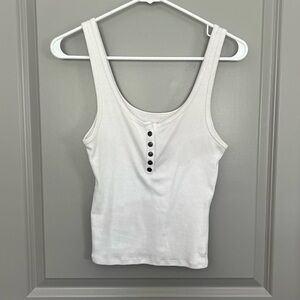 American Eagle Women’s White Tank Top